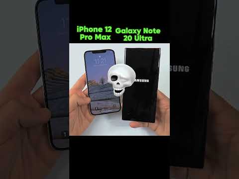 iPhone 12 Pro Max vs Galaxy Note 20 Ultra Speed Test!