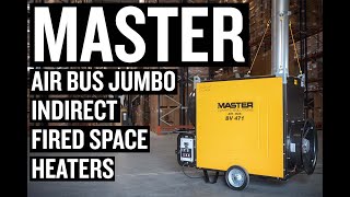 Master BV 310FS Airbus - Jumbo Indirect Oil Fired Space Heater - 240v video thumbnail