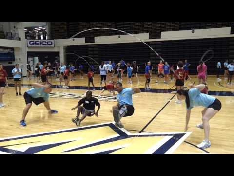 Nick Woodard does Double Dutch Pairs with Hamisi