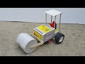 Diy Electric Road Roller With Matchbox How To Make Mini Gear Experience