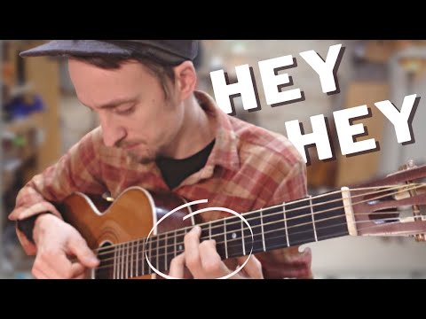 Big Bill Broonzy, HEY HEY | GUITAR LESSON | Folk-Blues Guitar Tutorial