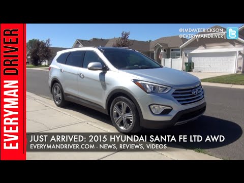 Just Arrived: 2015 Hyundai Santa Fe Limited AWD on Everyman Driver