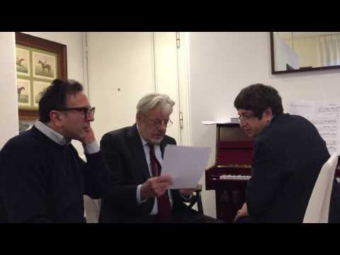 Giancarlo Giannini, Ramin Bahrami e Angelo Tumminelli
