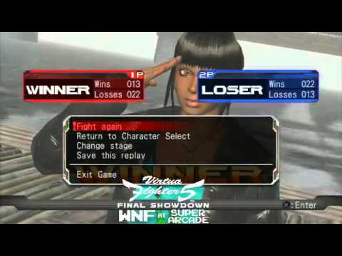 VF5FS Casuals - WNF @ Super Arcade 9/11/2013