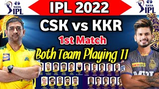 IPL 2022 - CSK vs KKR Playing 11