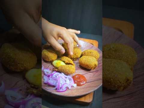 Dim' er Devil- Kolkata Street Food style #dimerdevil #eggdevilrecipe #snacks #streetfood #shorts