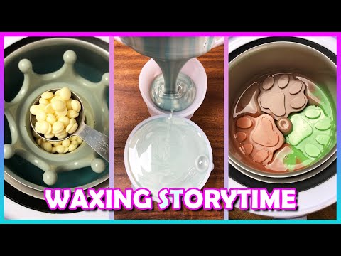🌈✨ Satisfying Waxing Storytime ✨😲 #264 I help my girlfriend get over her tr@uma