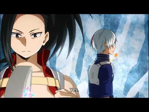 My Hero Academia - Todoroki is a Gentleman/Embarrassed Around Momo