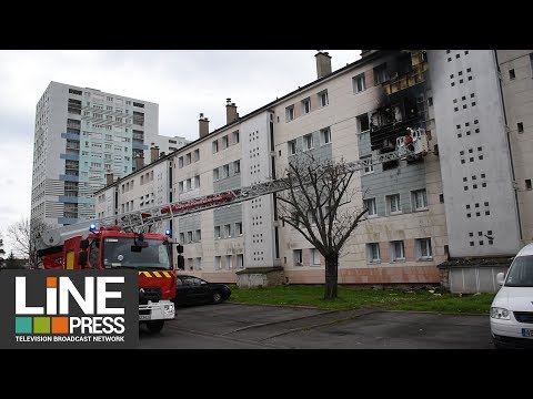 Feu d'appartement (image bank) / Bonneuil-sur-Marne (94) - France 03 avril 2018