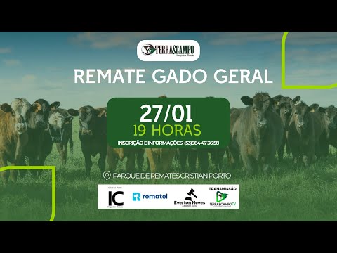 REMATE DE GADO GERAL | CERRITO - PARQUE CRISTIAN PORTO |  TERRA&CAMPO NEGÓCIOS RURAIS.