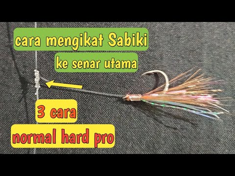 Tutorial cara mengikat kotrekan dari senar sabiki ke senar utama