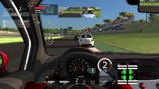 AC Career N1-2 Abarth 500 SS at Vallelunga Club 85% AI