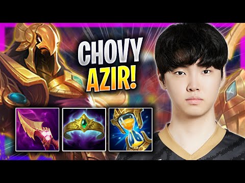 CHOVY IS A GOD WITH AZIR! - GEN Chovy Plays Azir MID vs Neeko! | Season 2023
