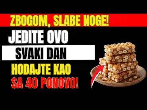 STARIJI LJUDI! Slabe Noge 6 Jeftinih Namirnica GRADE Snagu BRŽE! | Zdrav Život