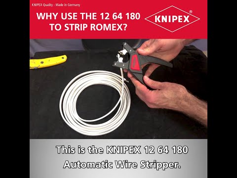 KNIPEX Tool Tips - Why use the 12 64 180 to strip Romex