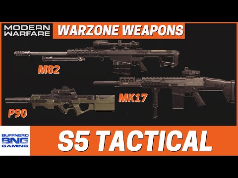 Season 5 Tactical Weapons - Call Of Duty Warzone