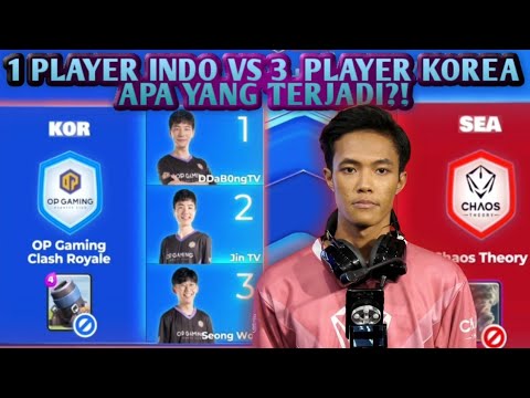 1 LAWAN 3 PLAYER DARI KOREA! ChaosTheory vs OP Gaming - CRL Asia Season2