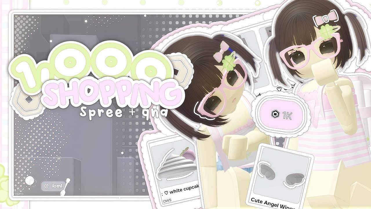 I Spent 1K ROBUX on a Shopping Spree.. + CODES & Q&A!