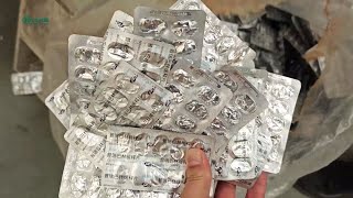 Recycle Aluminum from Blister Packs | Aluminum Plastic Sorting Machine