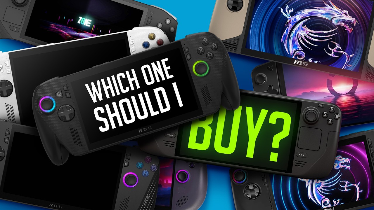 Handheld Gaming PC Buyer's Guide - Steam Deck vs ROG Ally vs Legion Go 2