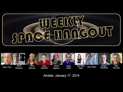 01/17/14--Weekly Space Hangout - Astronomers Without Borders, Jelly Donuts