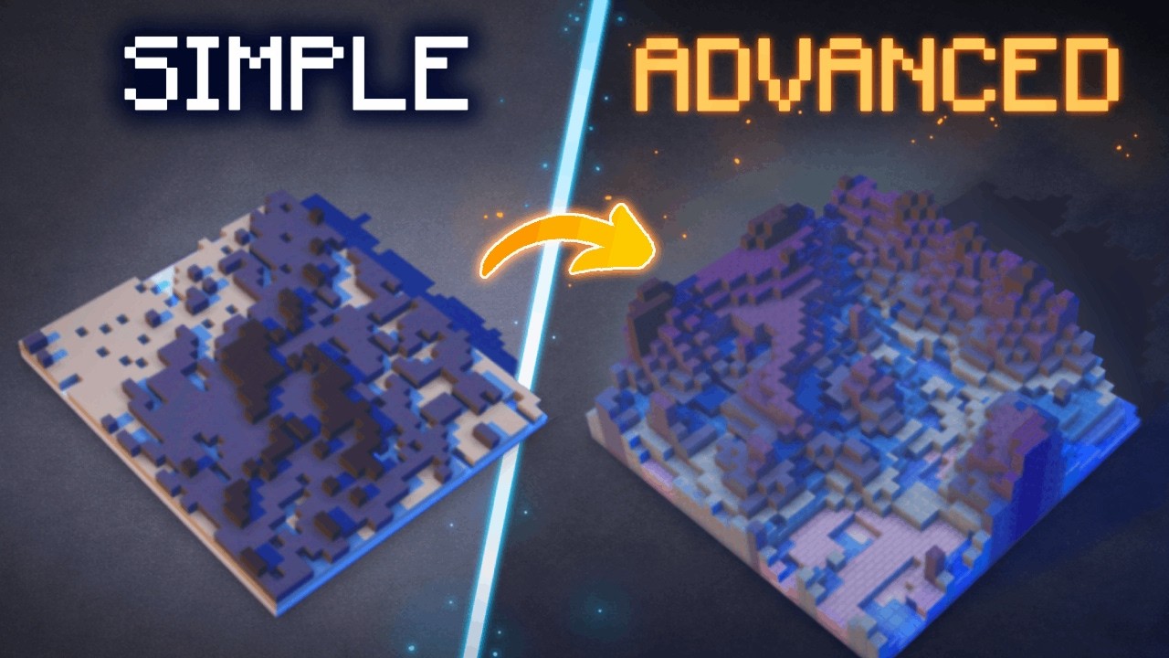 I Made INSANE Noise Algorithms Using Only Command Blocks