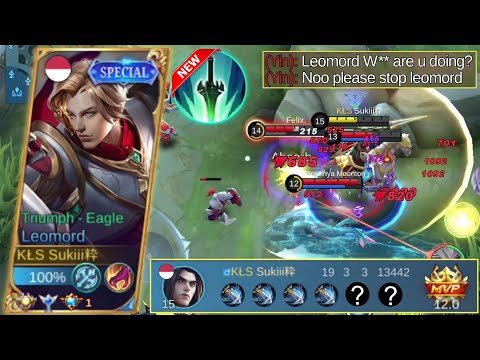 LEOMORD FULL CRITICAL ATTACK SPEED BUILD?! THE MOST BRUTAL BUILD CAN WILL MAKE YOU UNPREDICTABLE😱