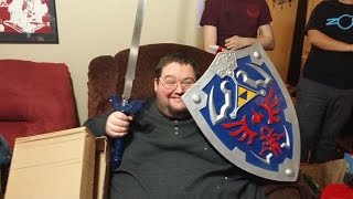 EPIC ZELDA GIFT at our Christmas party!