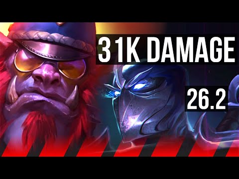 TRUNDLE vs SHEN (TOP) | 31K damage | EUNE Challenger | 26.2