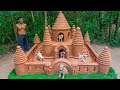 Rescue Dog From Raining Storm Build Dog House Mud For Puppies