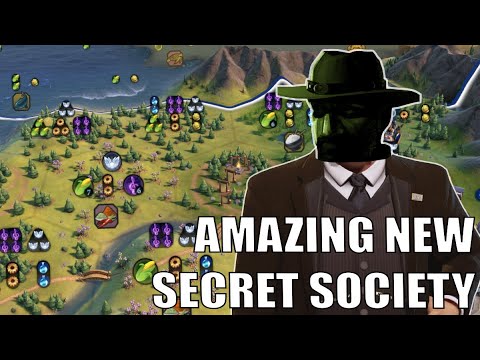 Civ 6 | This New Secret Society Makes Preserve Yields TASTY (#1 Deity USA Civilization VI)