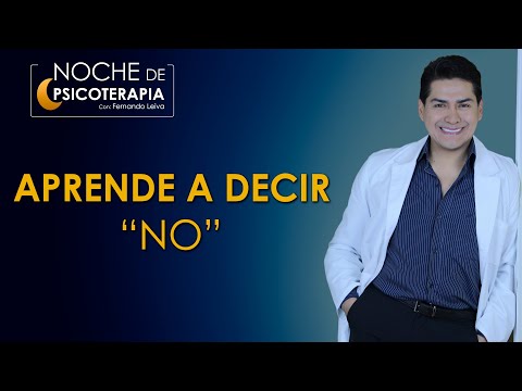 APRENDE A DECIR "NO" - Psicólogo Fernando Leiva (Programa educativo de contenido psicológico)
