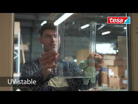 Monteringstejp Tesa Pro Transparent 66965 19mm x 5m - Youtube manufacturer video 2