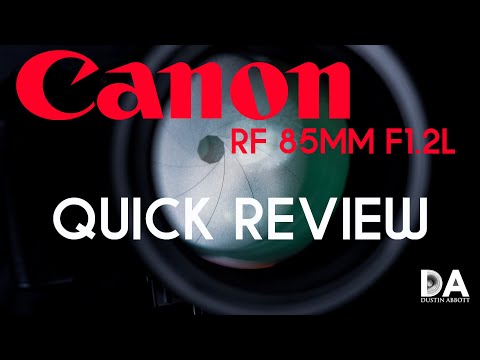 External Review Video KXij-l7eTOc for Canon RF 85mm F1.2L USM DS Full-Frame Lens (2019)