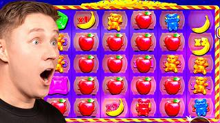 INSANE BONUS ON SWEET RUSH BONANZA & MORE!!!!!
