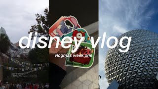 VLOGMAS ★ rainy solo disney day | week one