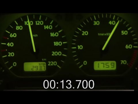 Volkswagen Golf 3 1.8 AMM 75PS Manual vs Automatic 0-100 Acceleration Battle