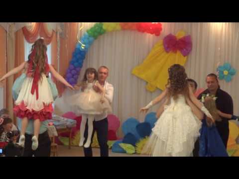 Танец с папой на выпускном детского сада