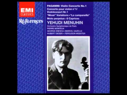 Yehudi Menuhin, Caprice n°24 - Paganini. 1934