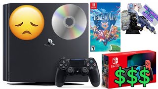 Major PS4 Flaw! - Trials of Mana Unboxing - Crazy Switch Prices - Weekly Vlog