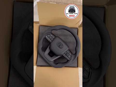 Анатомический руль для Toyota Land Cruiser 100, Prado 120. Кожа. Подушка из кожи. В сборе. - фото 1 - id-p2811684187