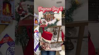 Setting up my thrifted Christmas village!! #vlogmas day 3!
