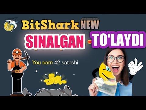 Bitshark SARMOYASIZ Bomba Bitcoin cran  pul ishlash. Bitshark Интернетда сармоясиз пул ишлаш