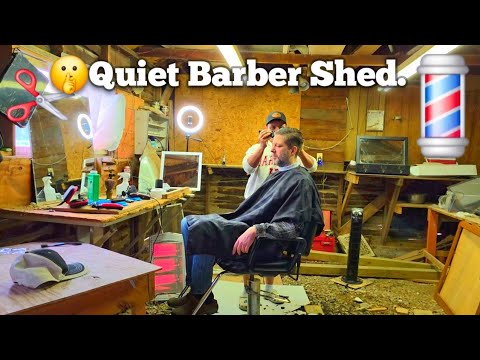 💈House Barber: The Calming ASMR Sounds of Scissors Haircut & Razor Shave (Barbaria en la Casa)