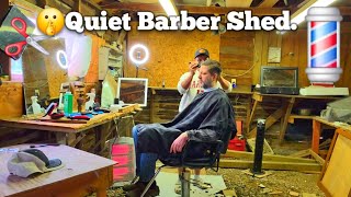 💈House Barber: The Calming ASMR Sounds of Scissors Haircut & Razor Shave (Barbaria en la Casa)