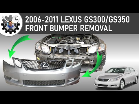 3rd Gen Lexus GS Front Bumper Removal
