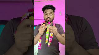🫪😩🤥😝🤭🤔Yellow and Pink Lollipop Flavor Test by technical fuchkul#funny#shorts