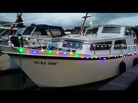 Voorbereidingen voor de gondelvaart WSV Lisse met Arthur Vink  Peter de Haas