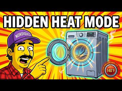 Your Washing Machine Has a Hidden Heat Mode — And They Locked It in the Firmware