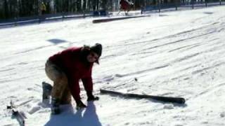 preview picture of video 'Brad, Jared and Clay Ski 2008 pt 1'